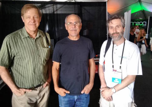 Robert Willey, Dave Smith, and Michael Pounds at Gear Fest, 2015